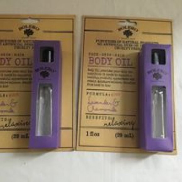 2 BOLERO Beverly Hills LAVENDER & CHAMOMILE Animal Cruelty Free Body Oil New - Picture 3 of 3